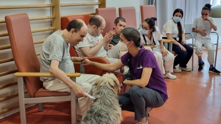 Imatge de S’inicia la teràpia assistida amb animals als centres de l’FSM