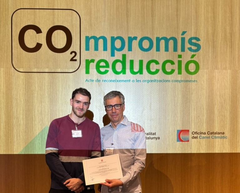 Lliurament certificat Programa d'acords voluntaris per a la reducción d'emissions de gasos d'efecte d'hivernacle Lliurament certificat Programa d'acords voluntaris per a la reducción d'emissions de gasos d'efecte d'hivernacle