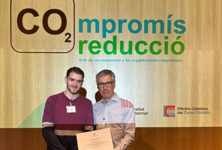 Lliurament certificat Programa d'acords voluntaris per a la reducción d'emissions de gasos d'efecte d'hivernacle