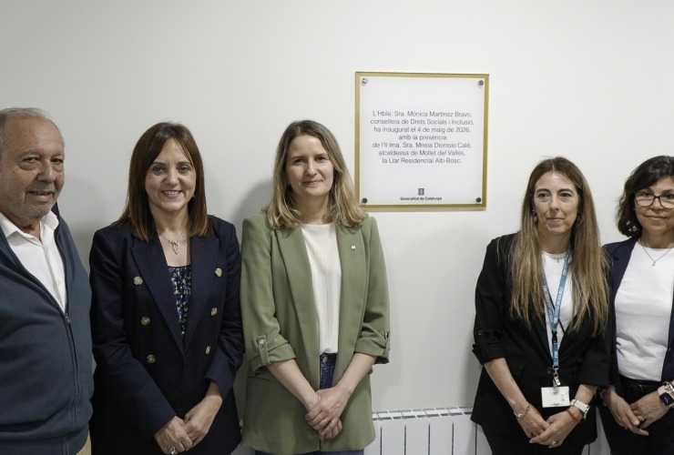 Foto institucional inauguració Alb-Bosc